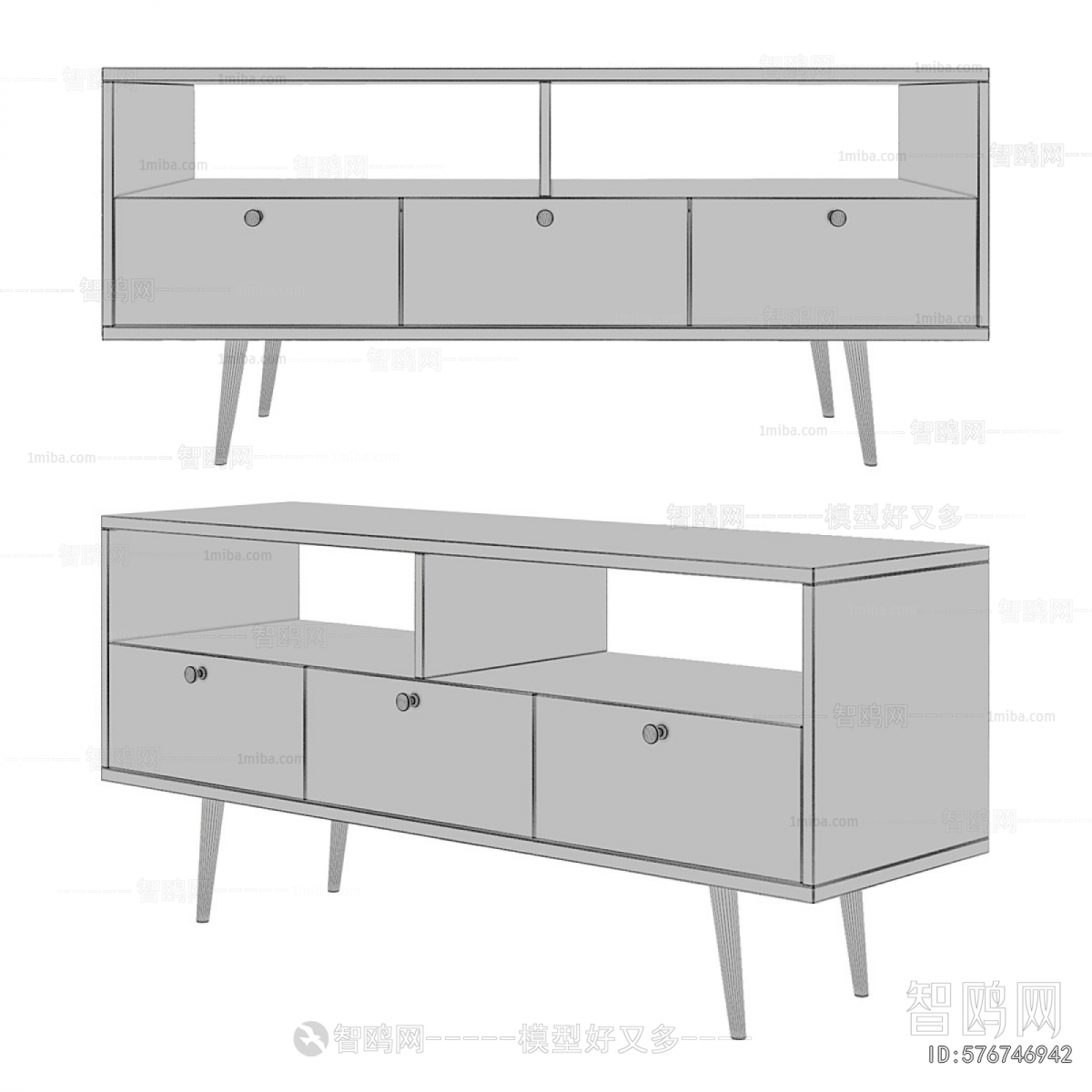 Nordic Style TV Cabinet