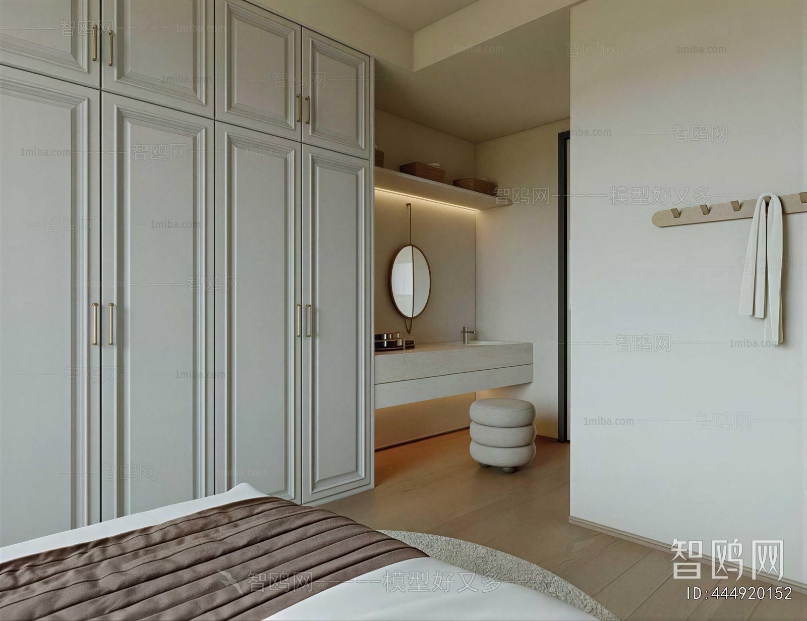 Modern Clothes Storage Area