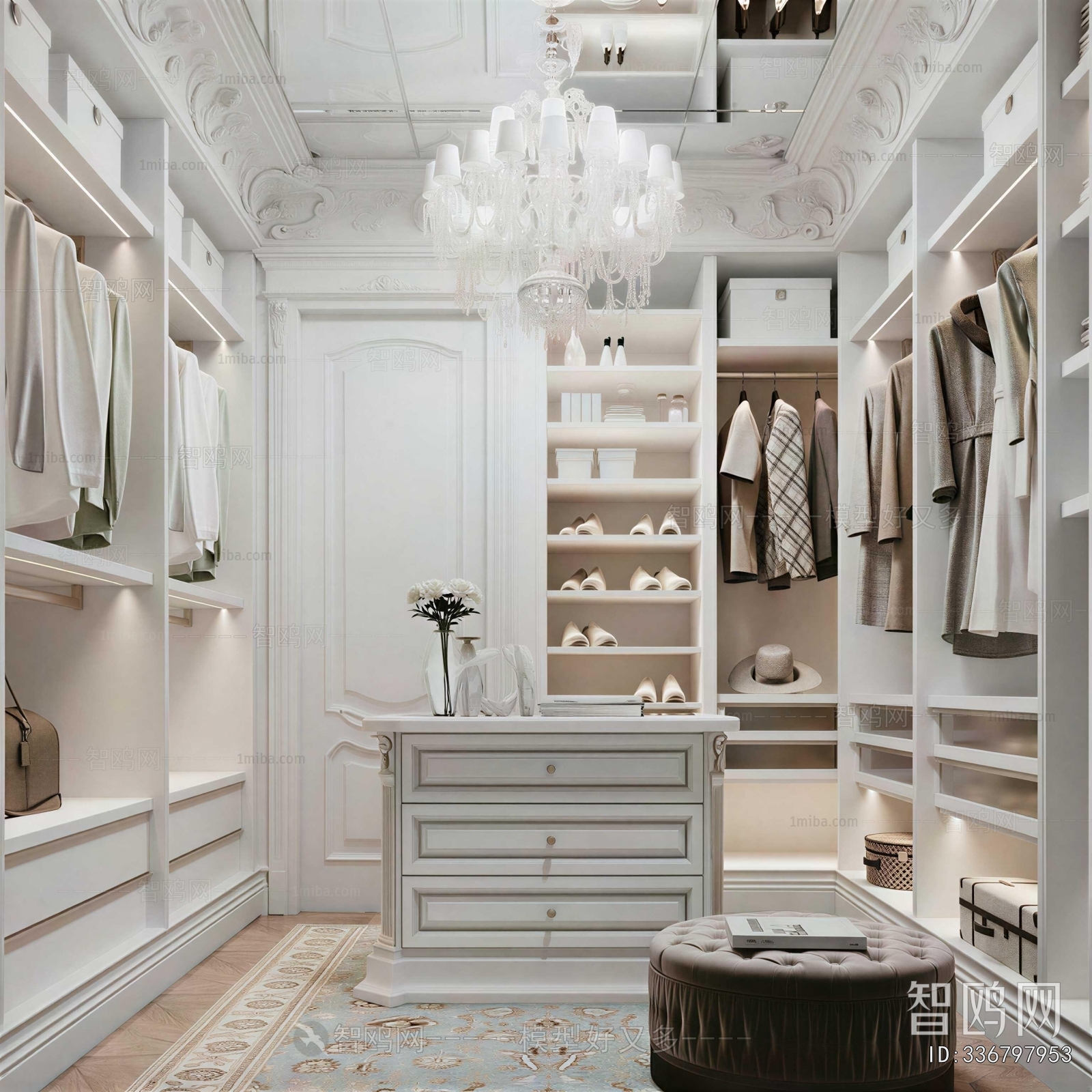 Modern Clothes Storage Area