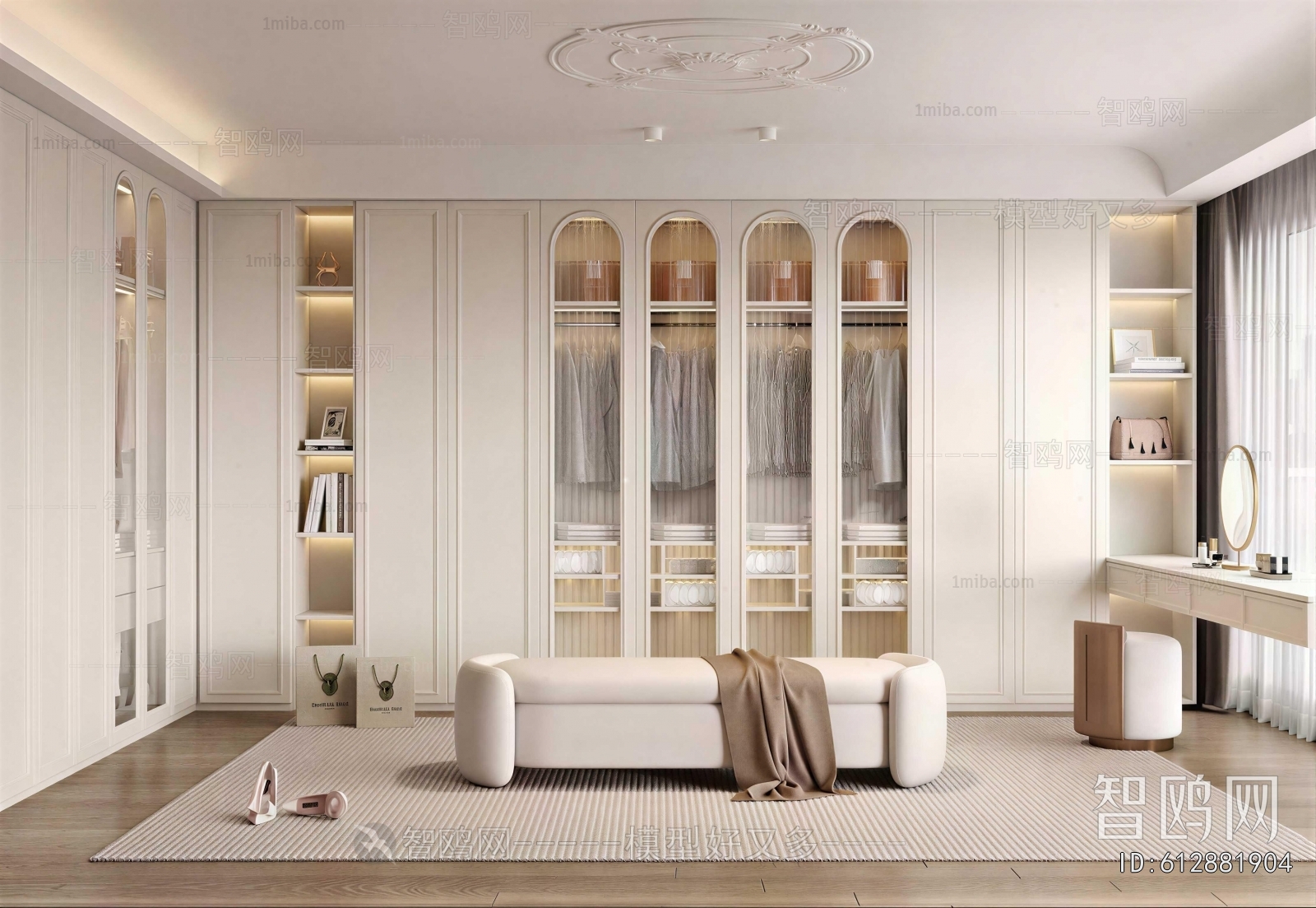 Modern Clothes Storage Area