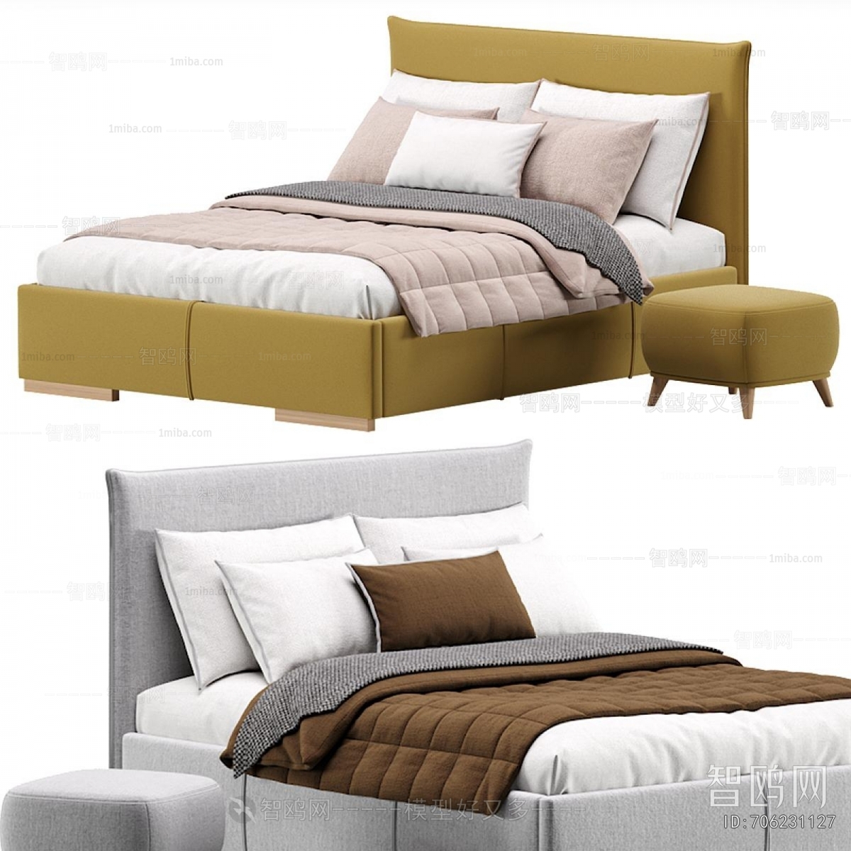 Modern Double Bed