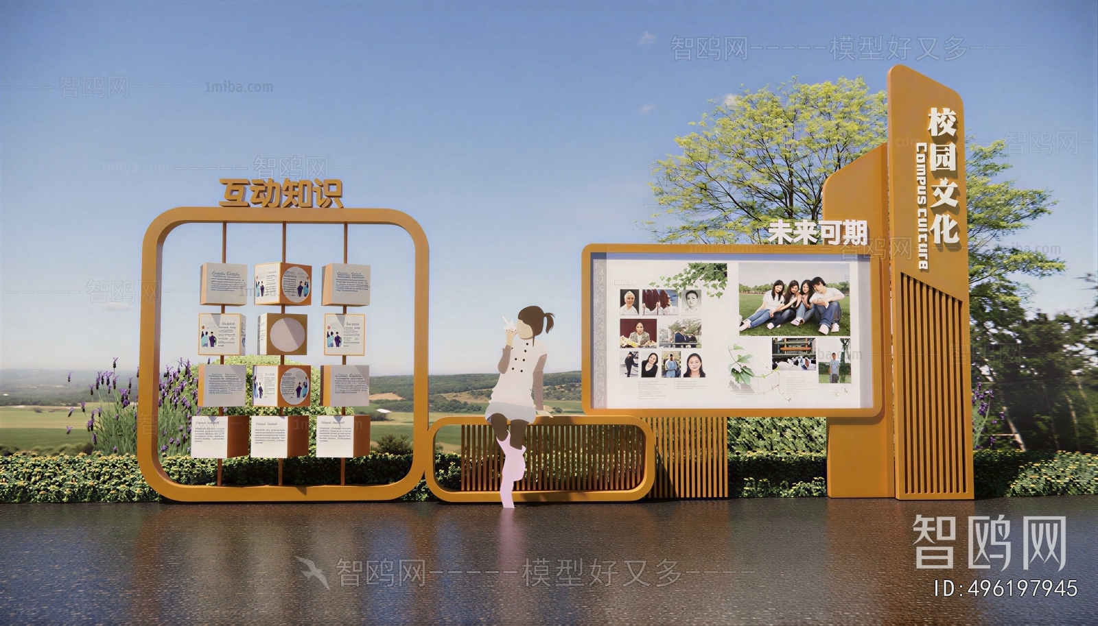 Modern Guide Board/bulletin Board