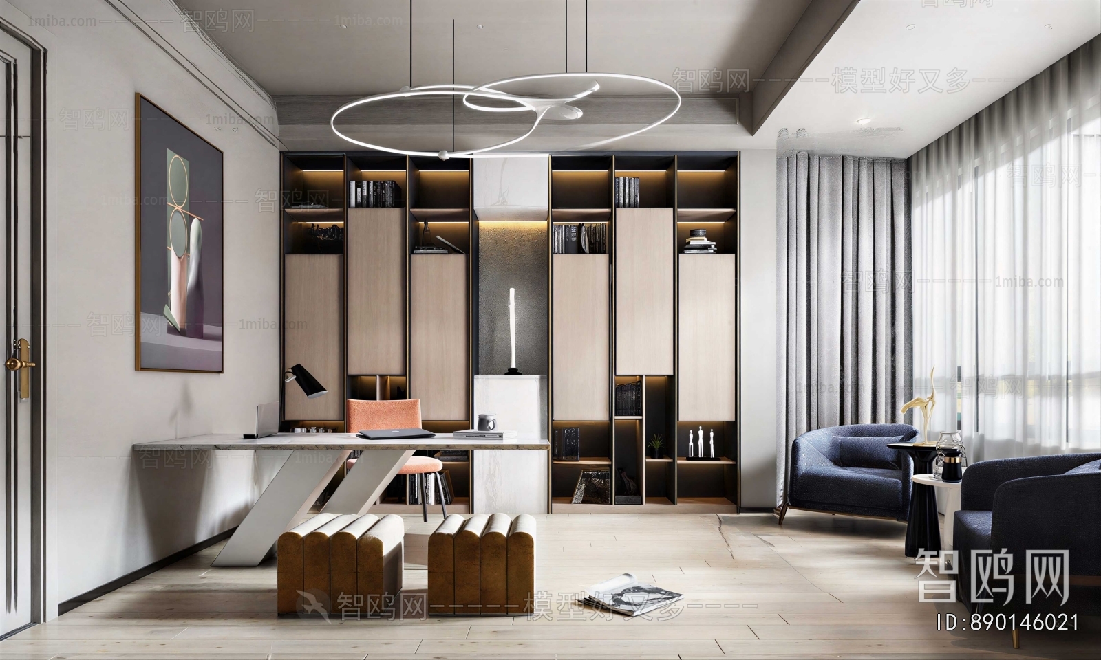 Modern Clothes Storage Area