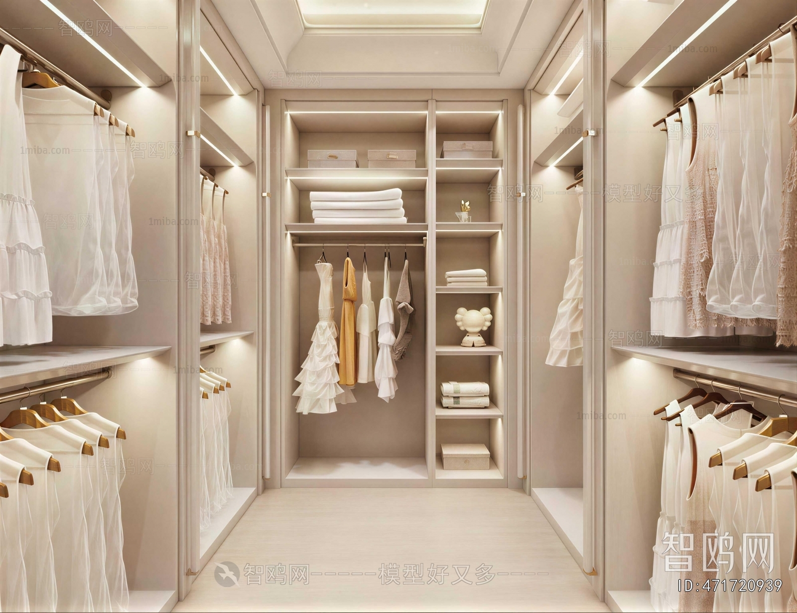 Modern Clothes Storage Area