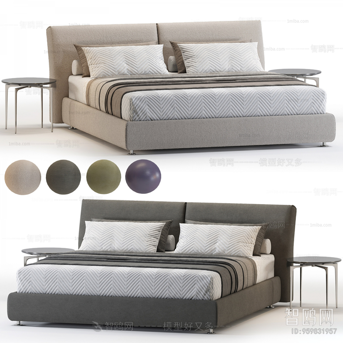 Modern Double Bed