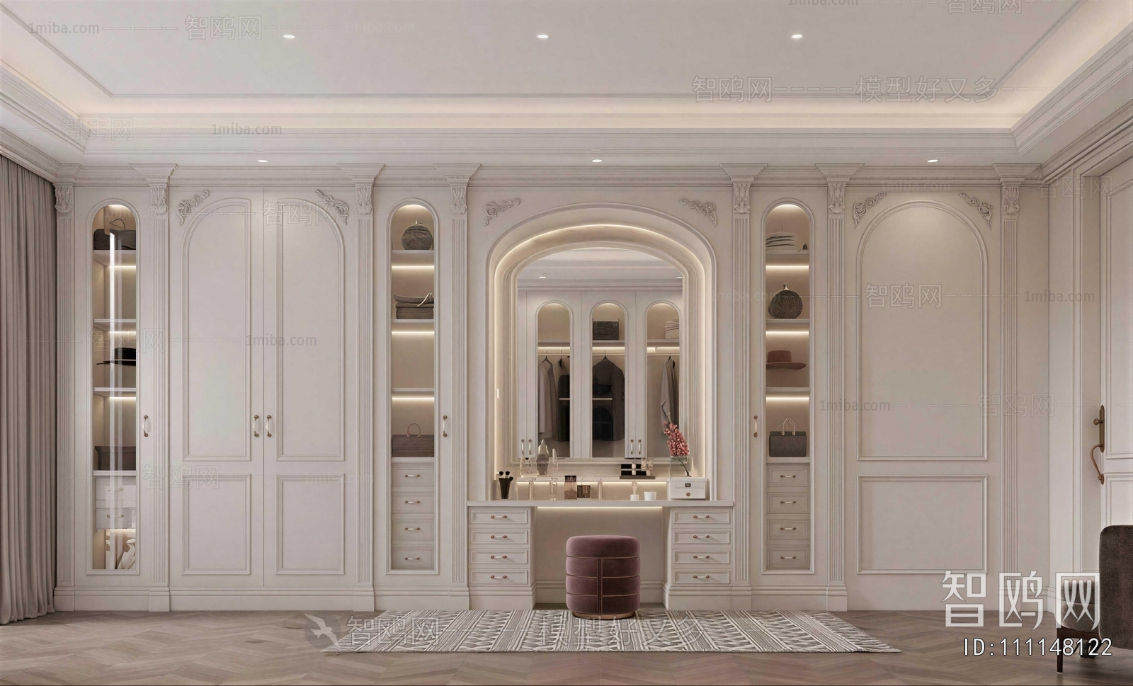 Modern Clothes Storage Area