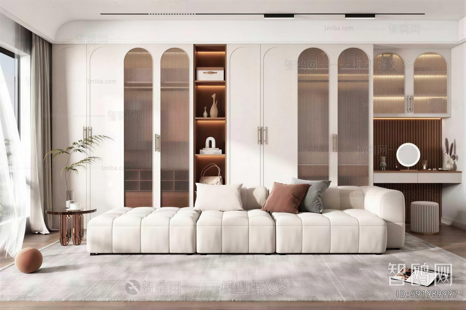 Modern Clothes Storage Area