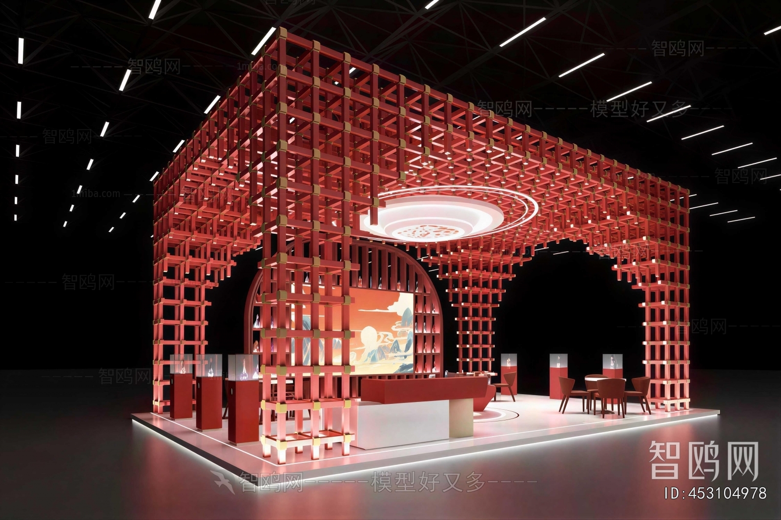 New Chinese Style Exhibition Hall