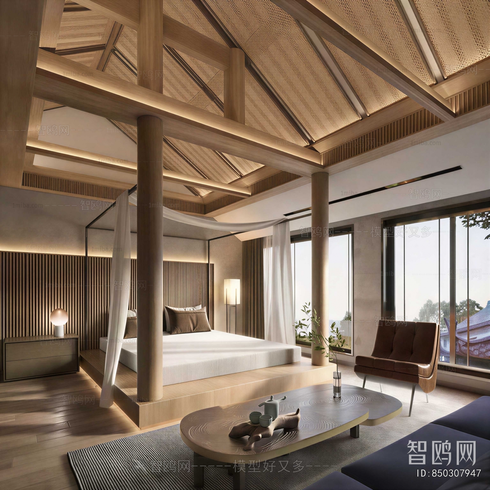 New Chinese Style Guest Room