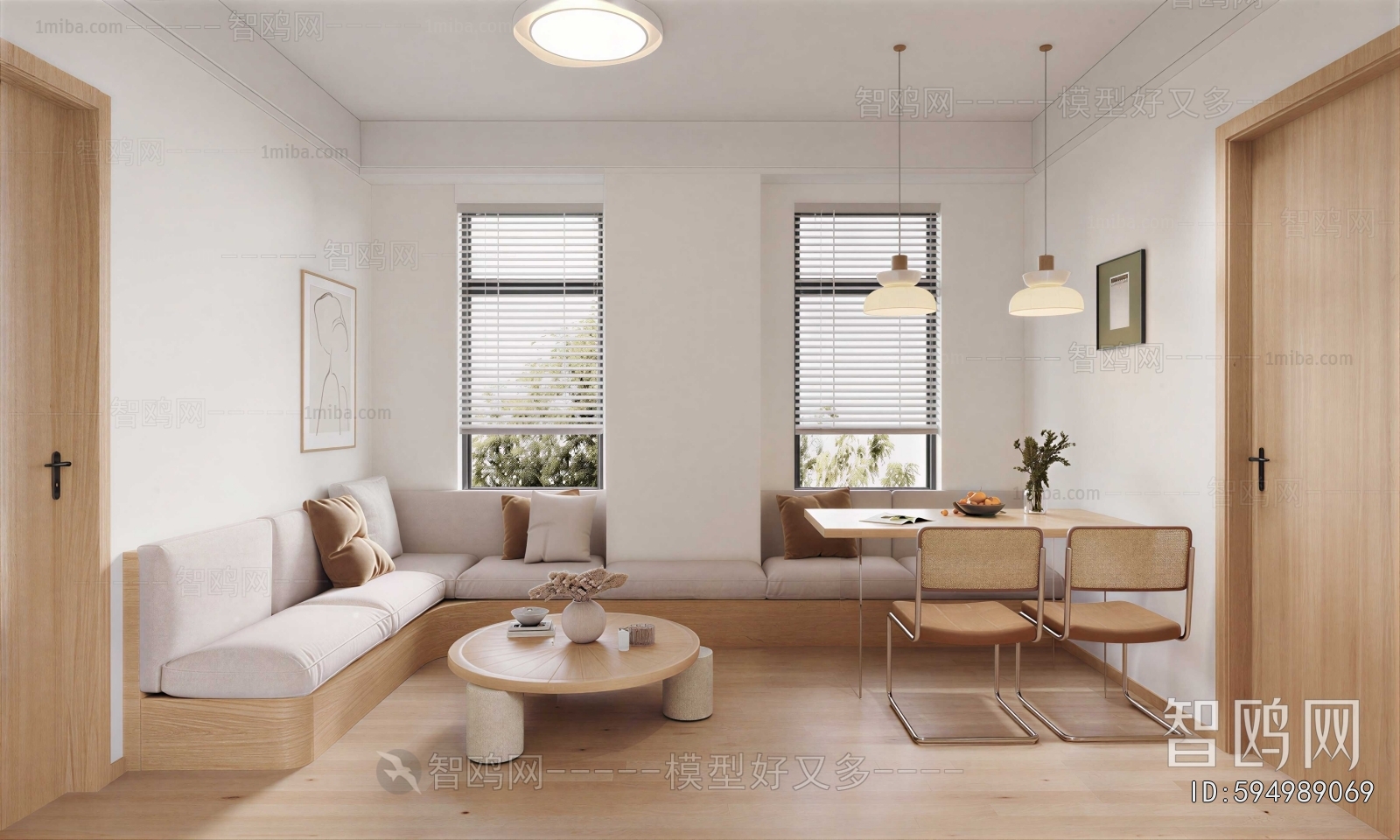 Nordic Style A Living Room