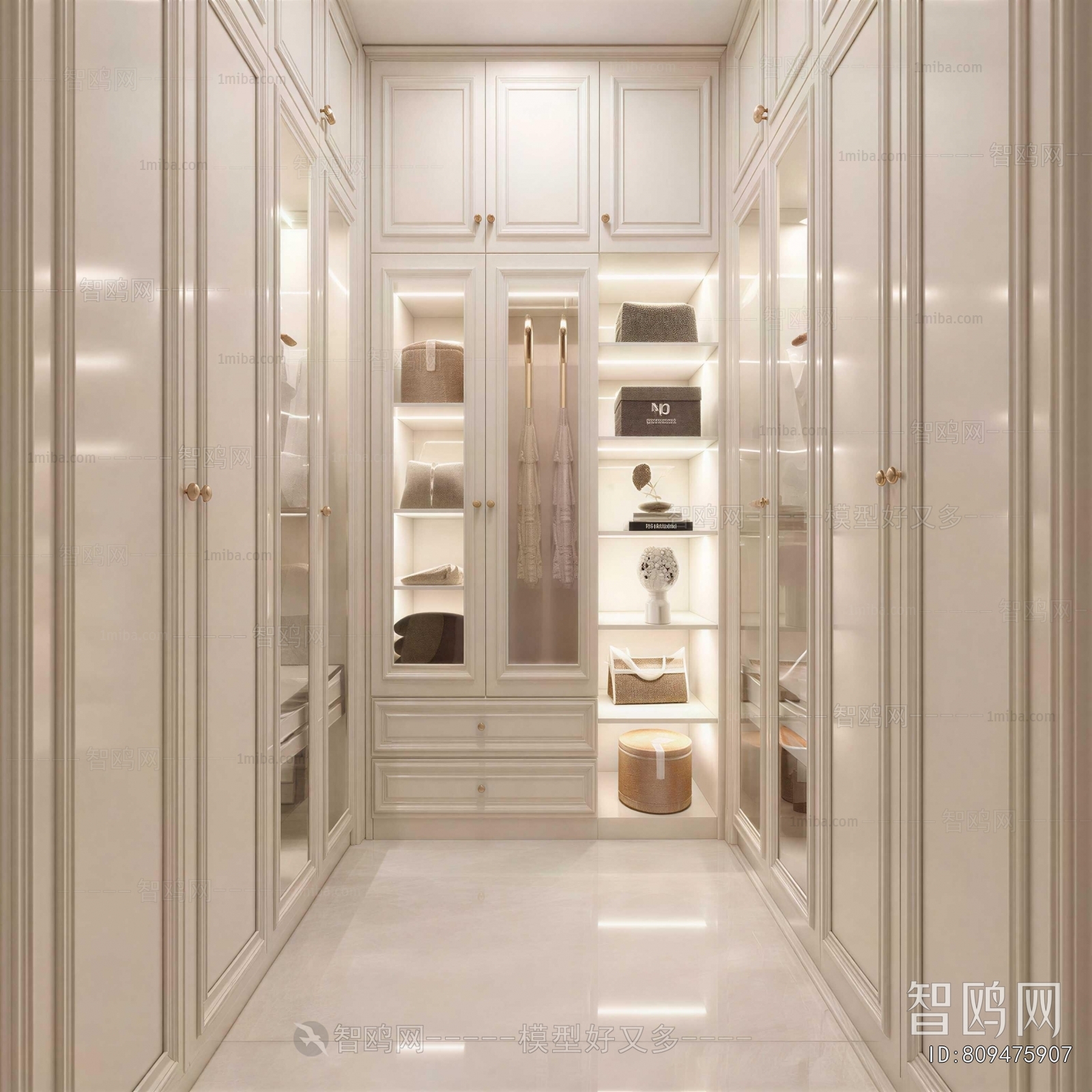 Modern Clothes Storage Area