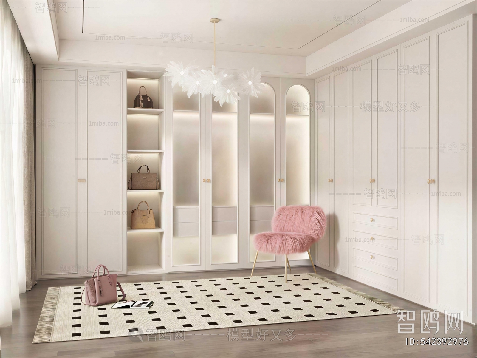 Modern Clothes Storage Area