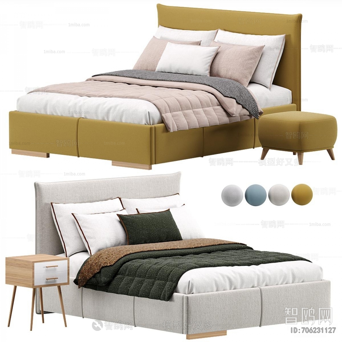 Modern Double Bed
