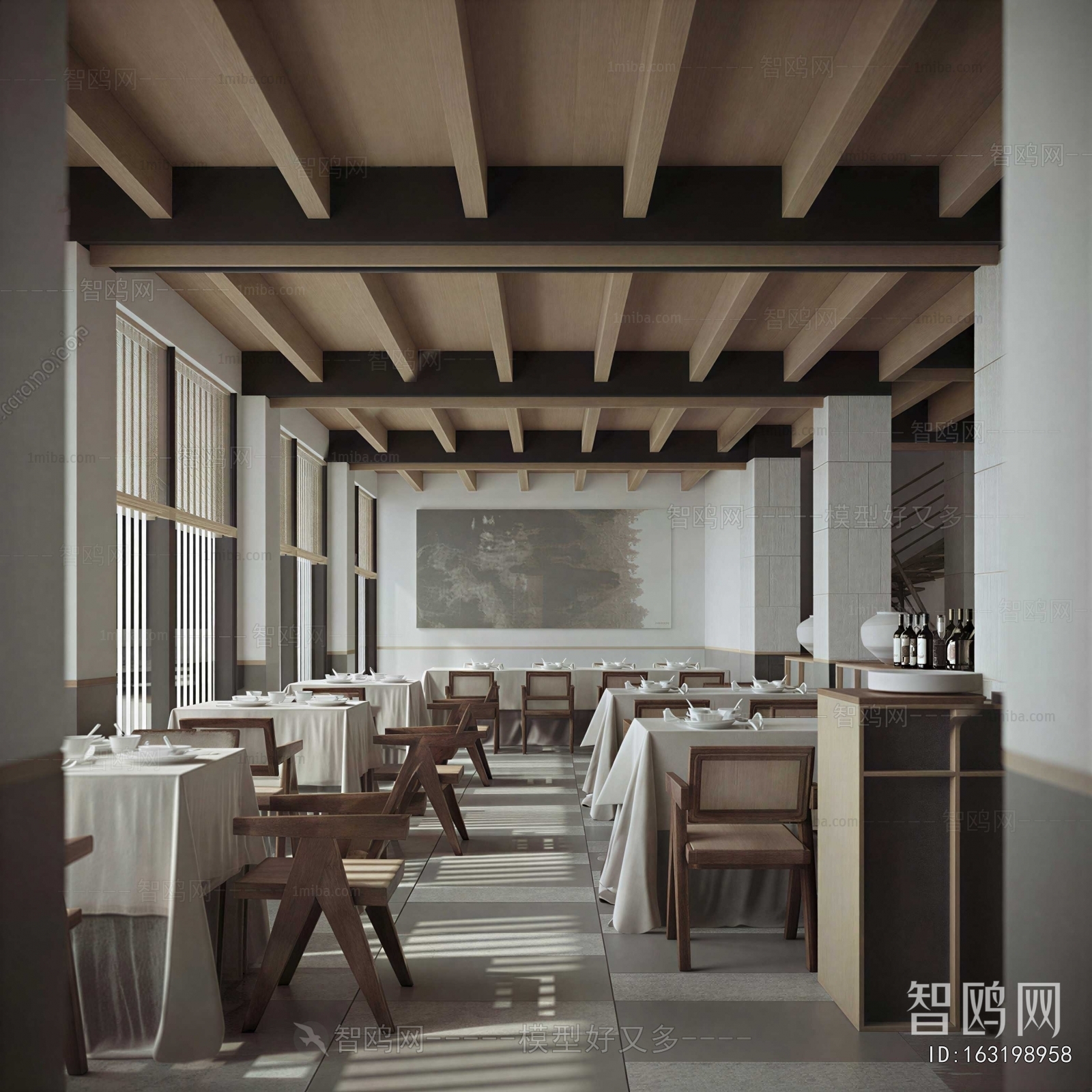 Wabi-sabi Style Restaurant