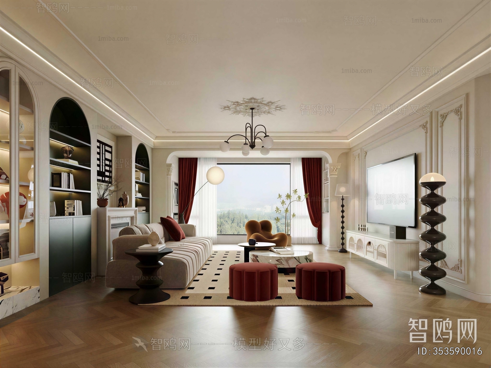 French Style A Living Room