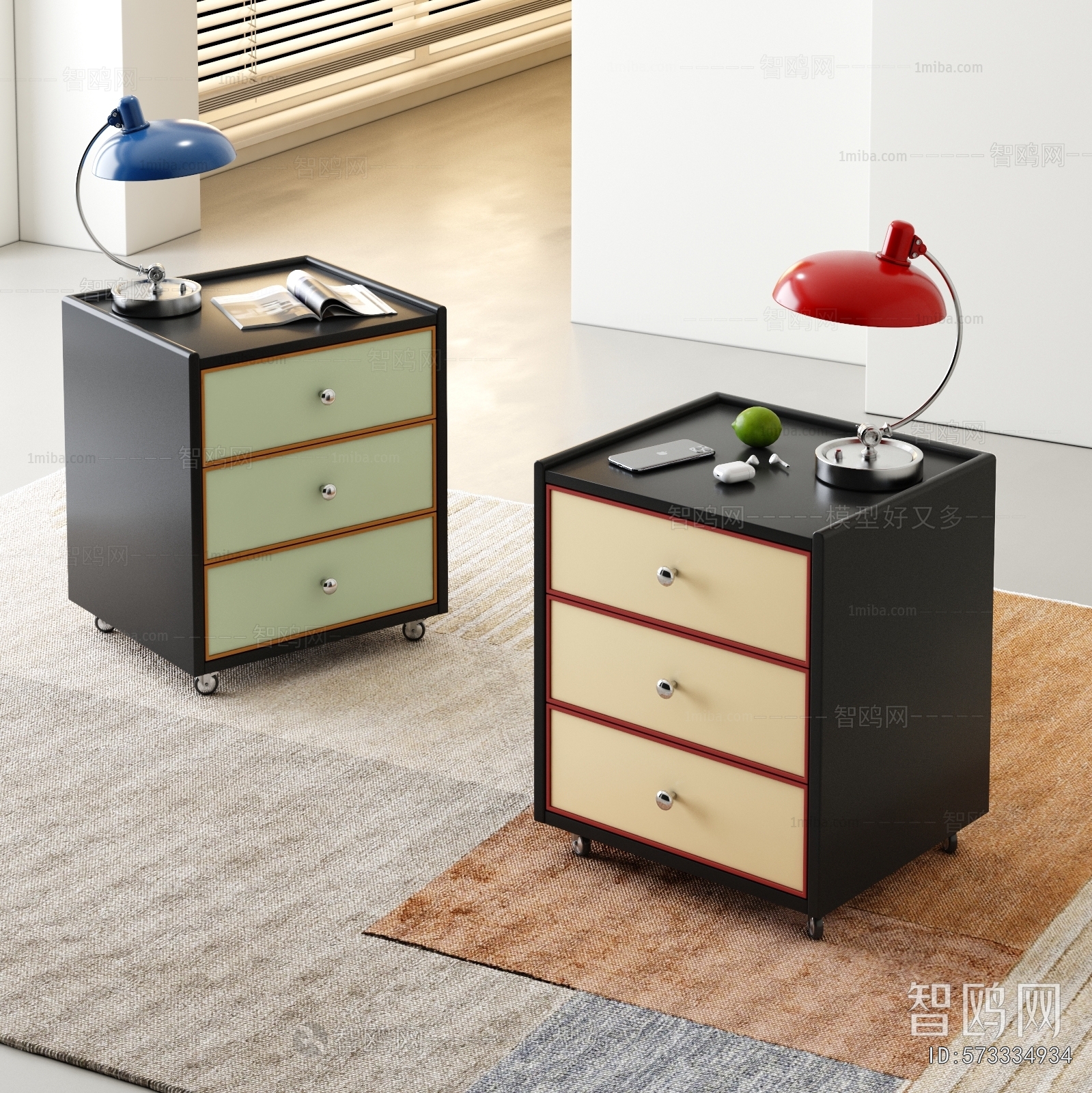 Modern Bedside Cupboard