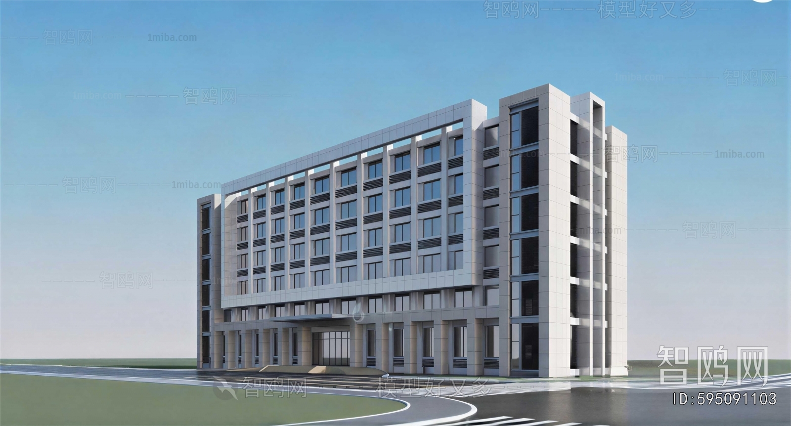 Modern Appearance Of Commercial Building