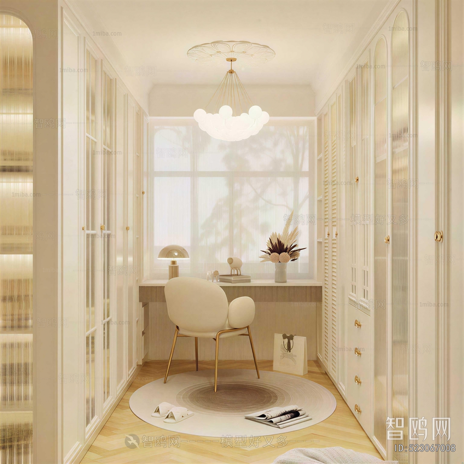 Modern Clothes Storage Area