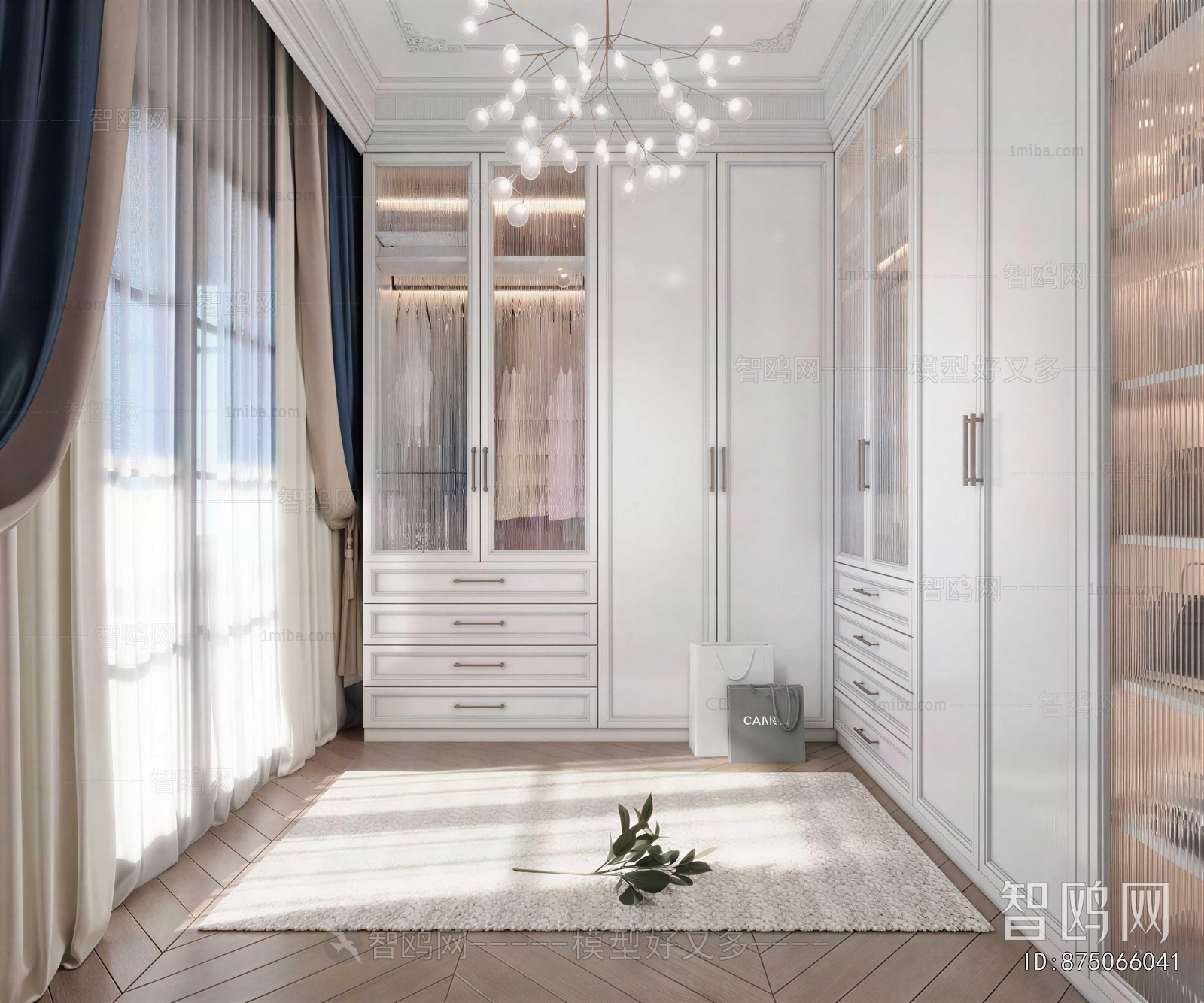 Modern Clothes Storage Area