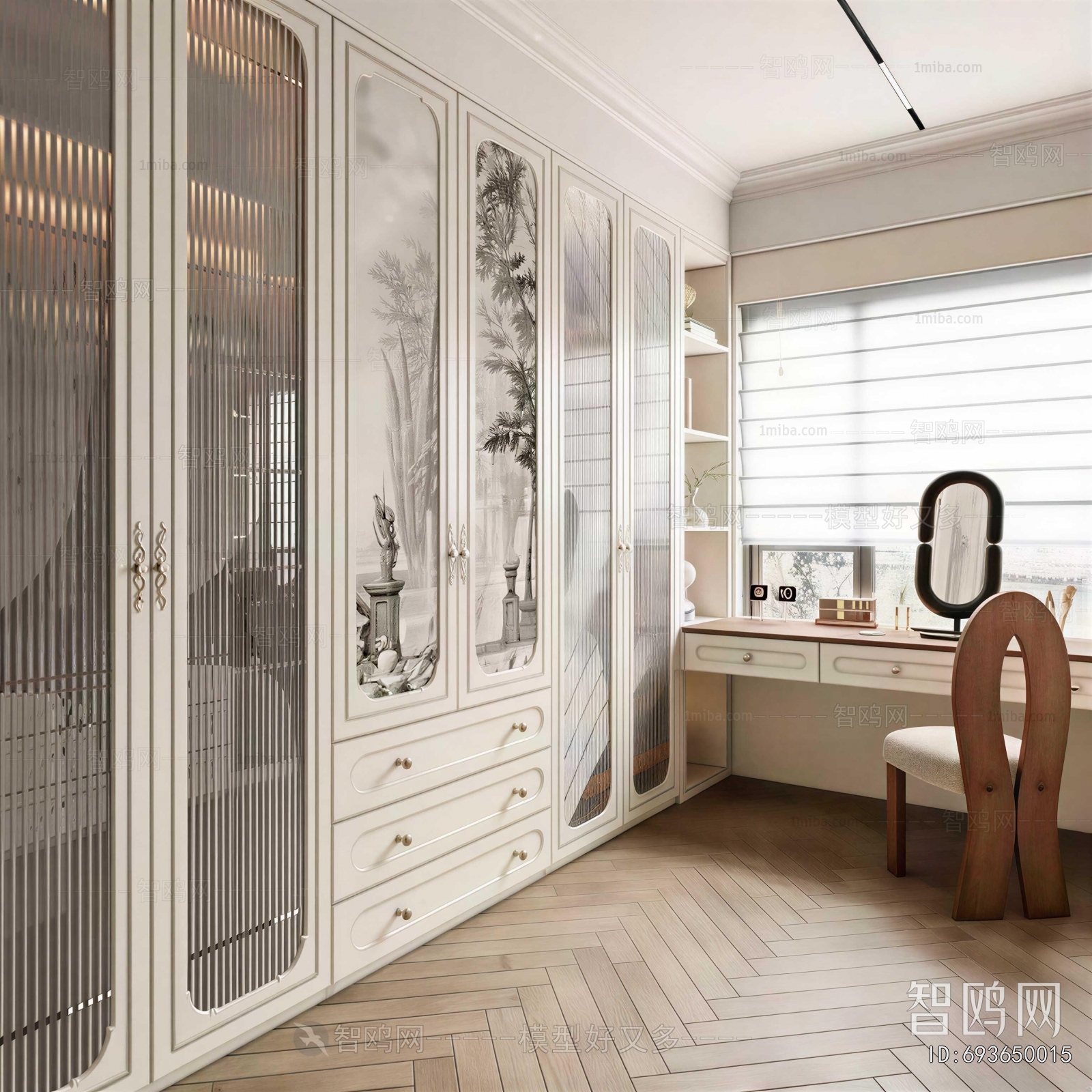 Modern Clothes Storage Area