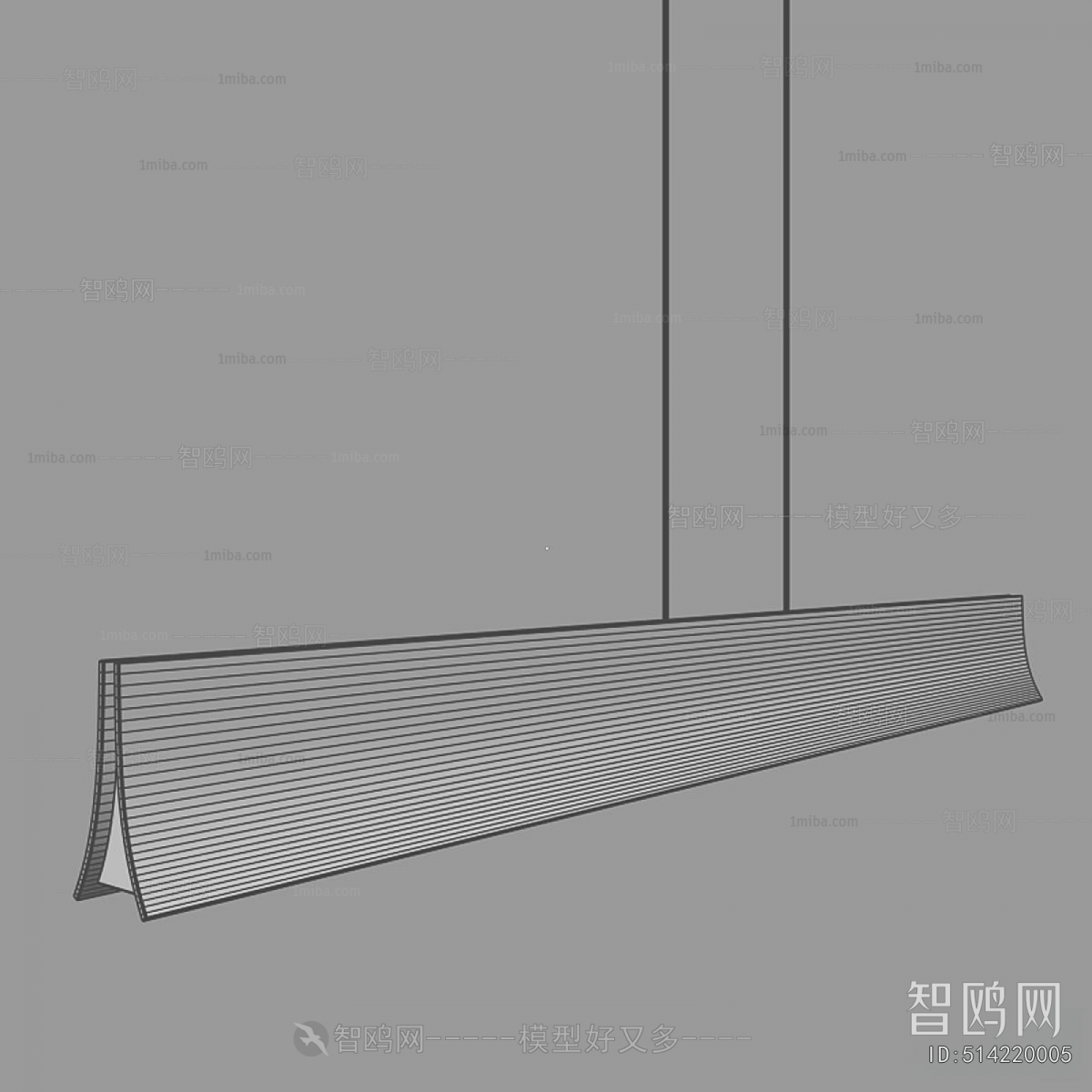 Modern Long Chandelier