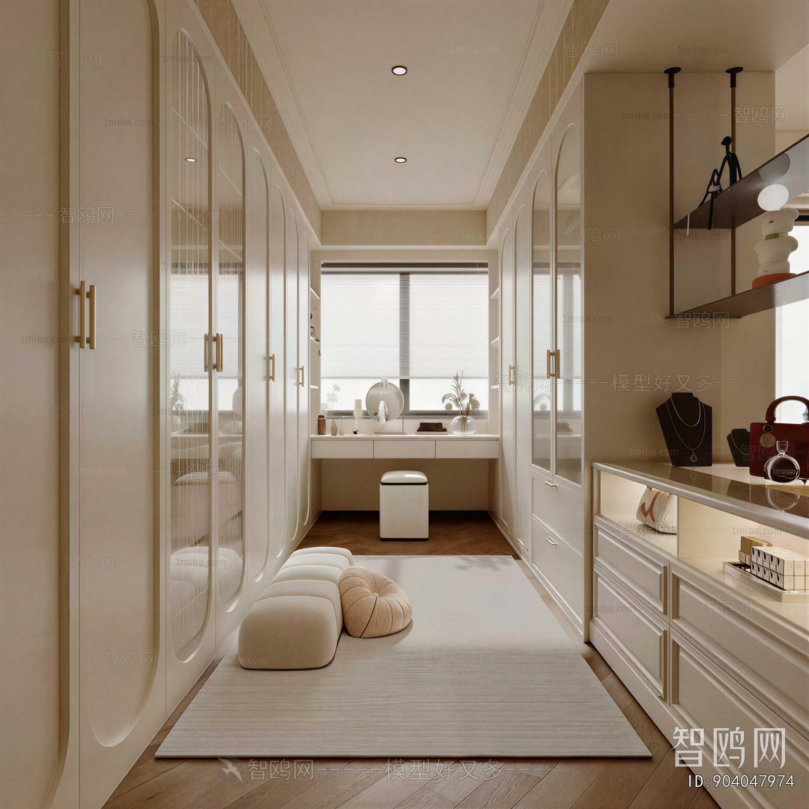 Modern Clothes Storage Area