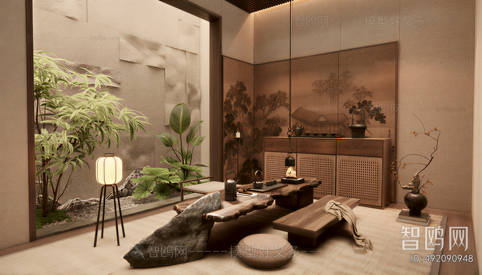 Wabi-sabi Style Tea House