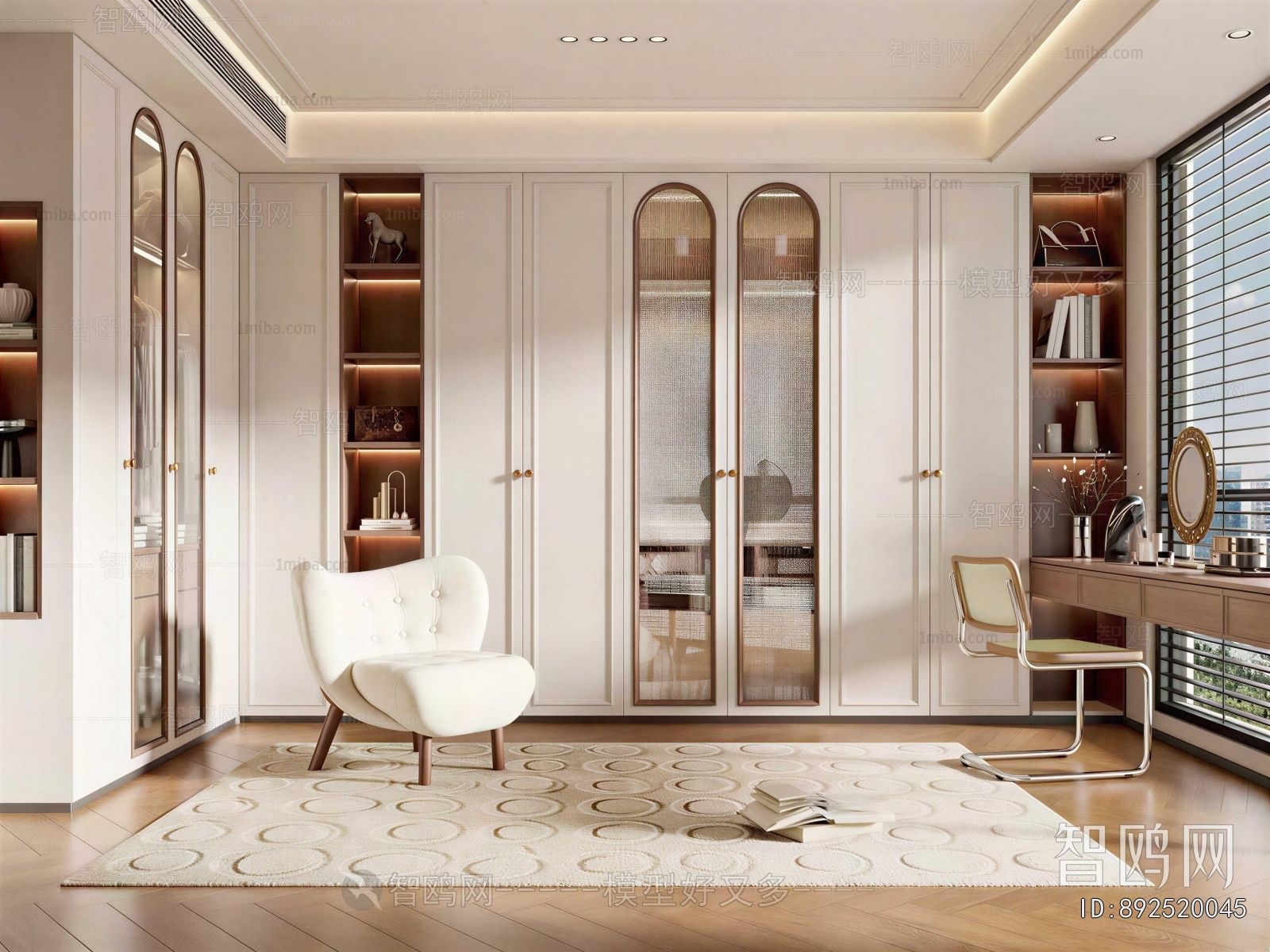 Modern Clothes Storage Area