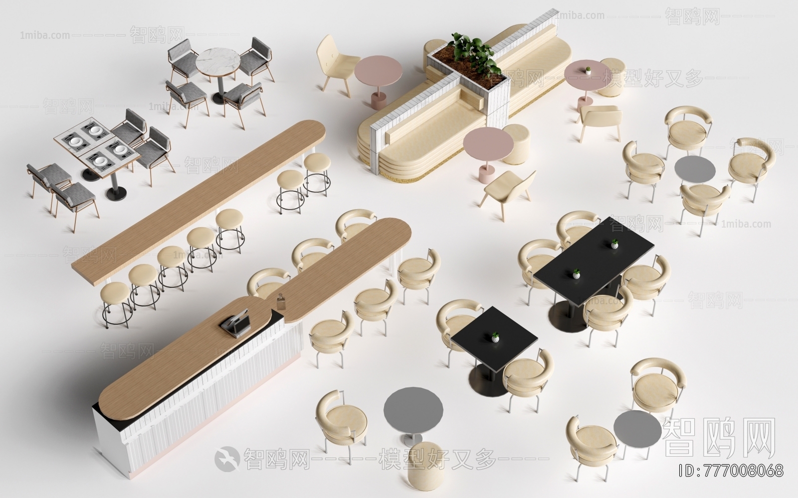 Modern Leisure Table And Chair