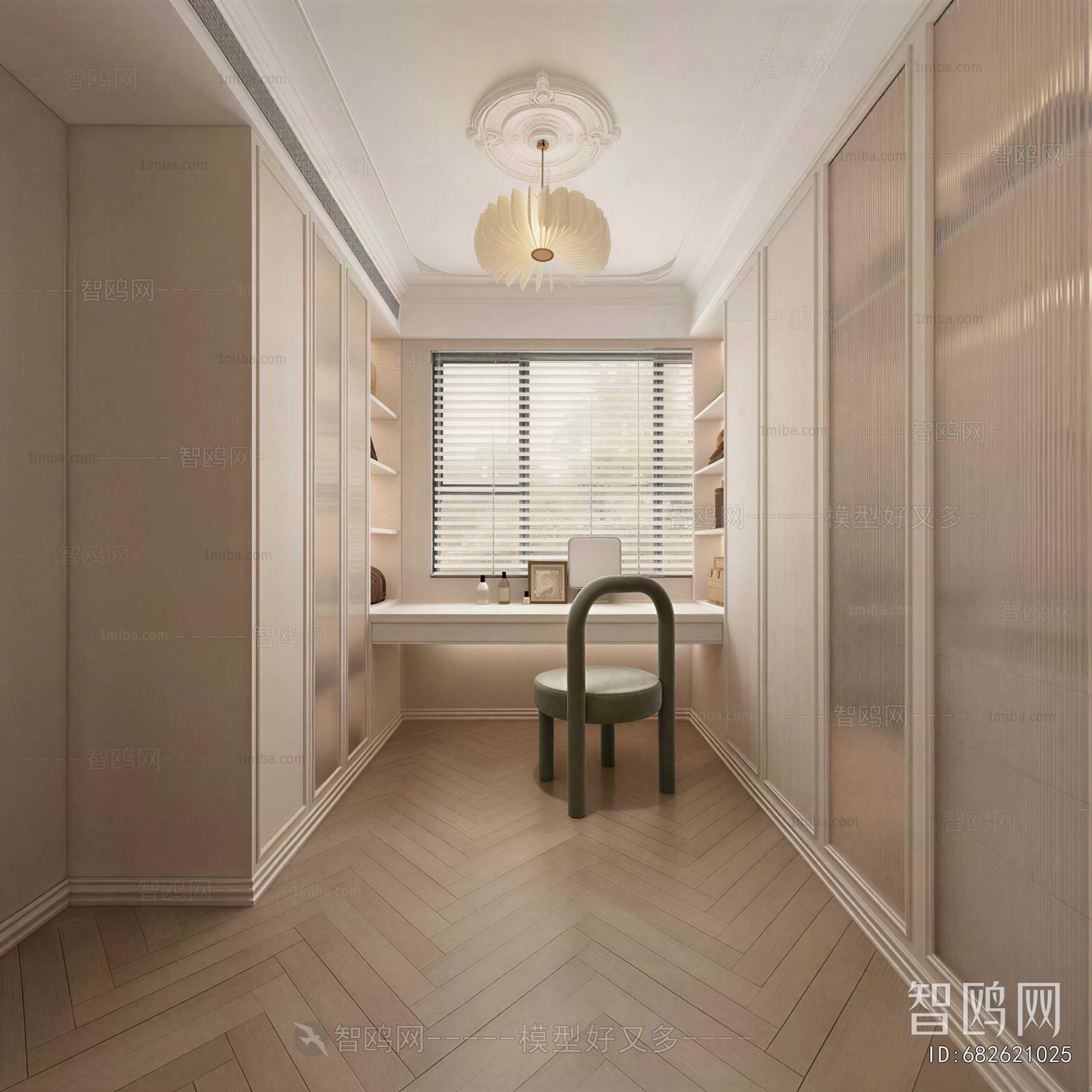 Modern Clothes Storage Area