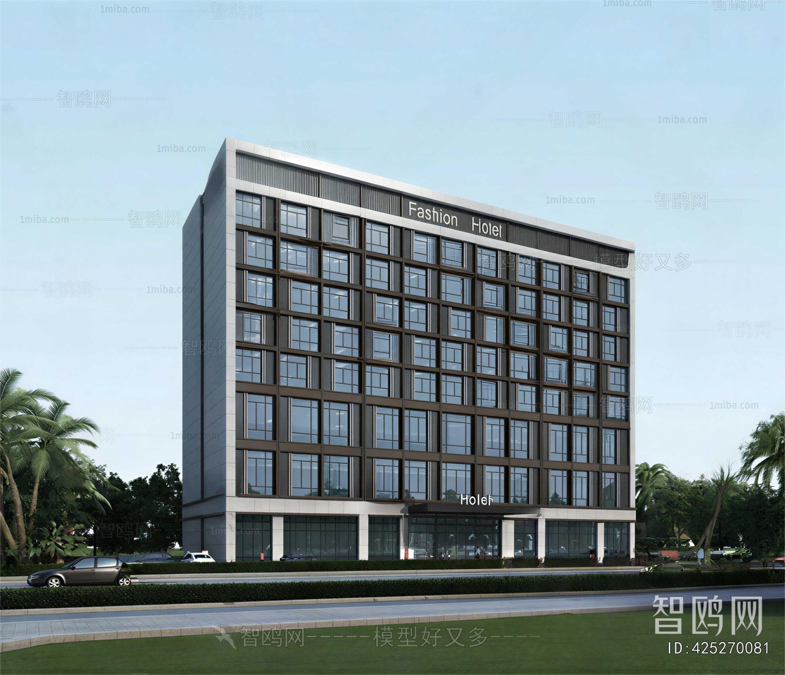 Modern Appearance Of Commercial Building