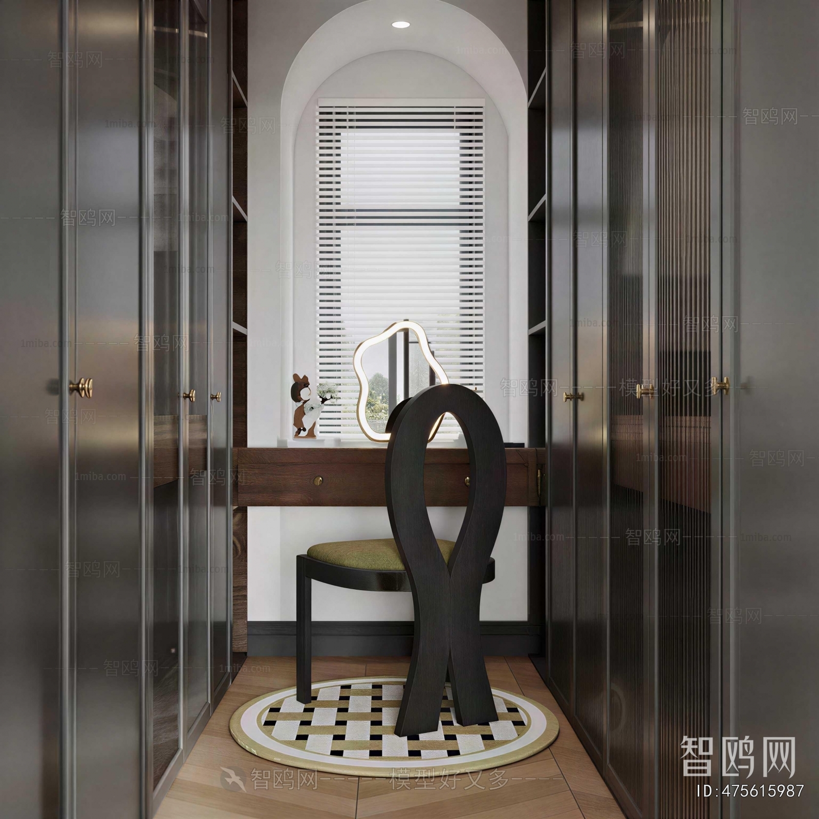 Modern Clothes Storage Area