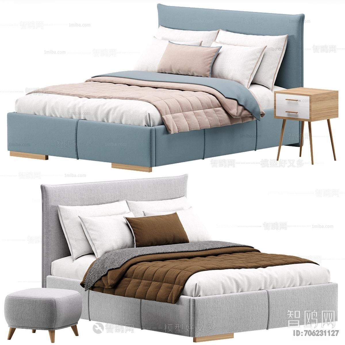 Modern Double Bed