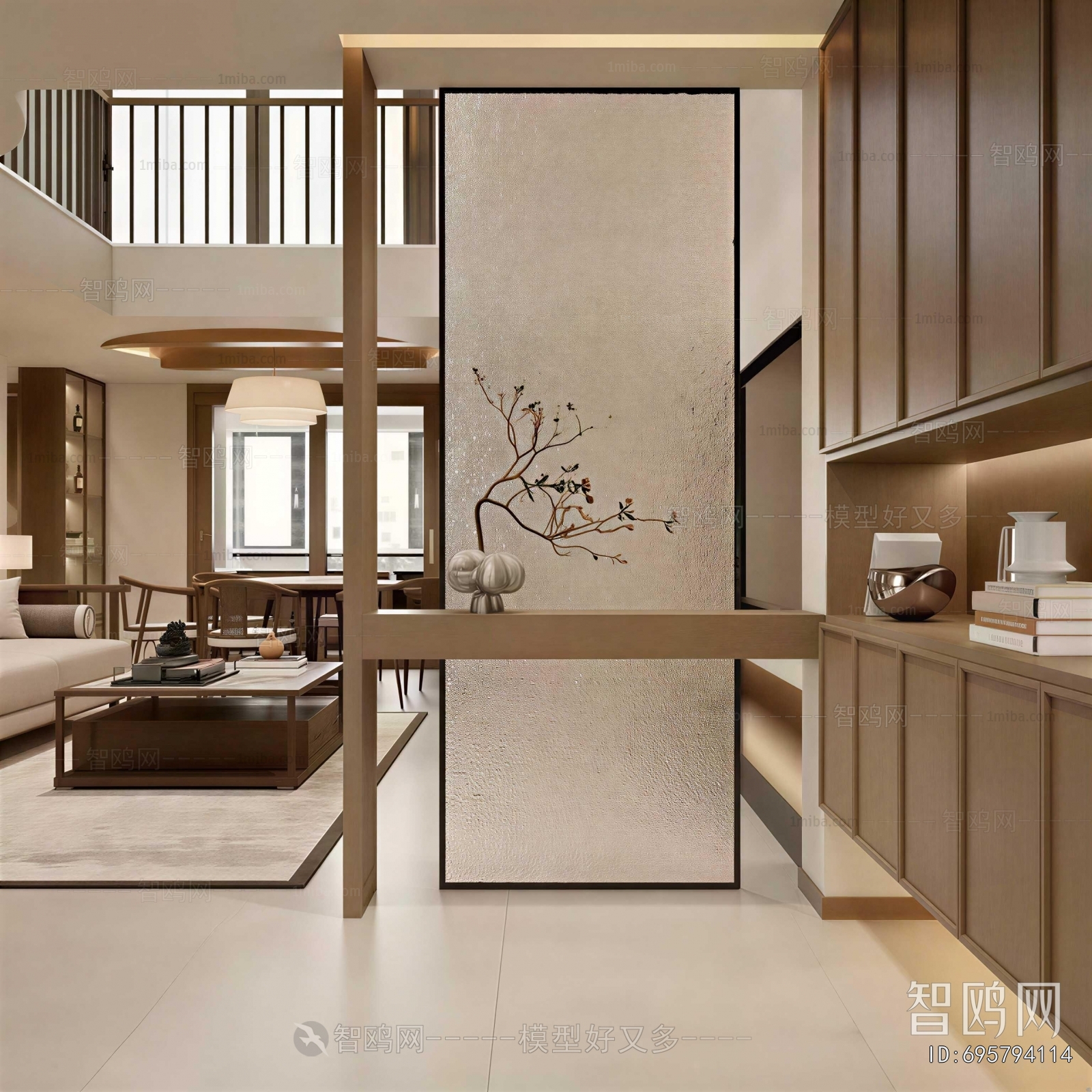 New Chinese Style Hallway