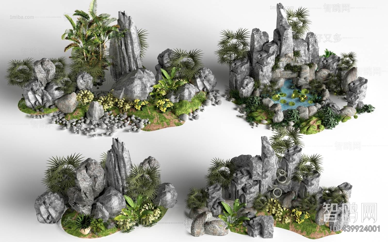 Modern Rockery Waterscape