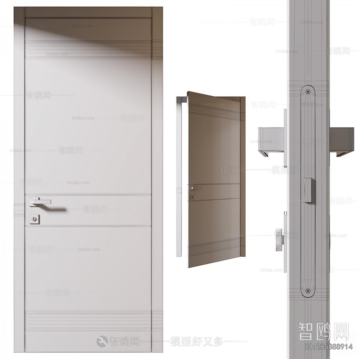 Modern Single Door