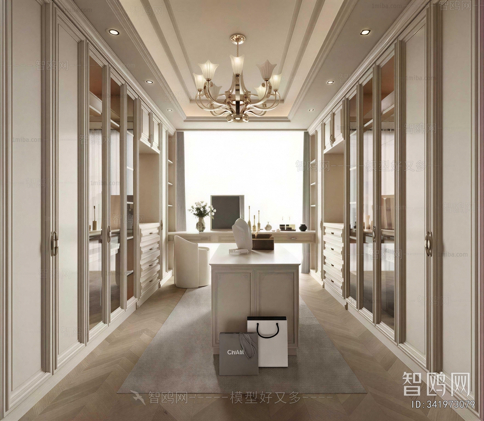 Modern Clothes Storage Area