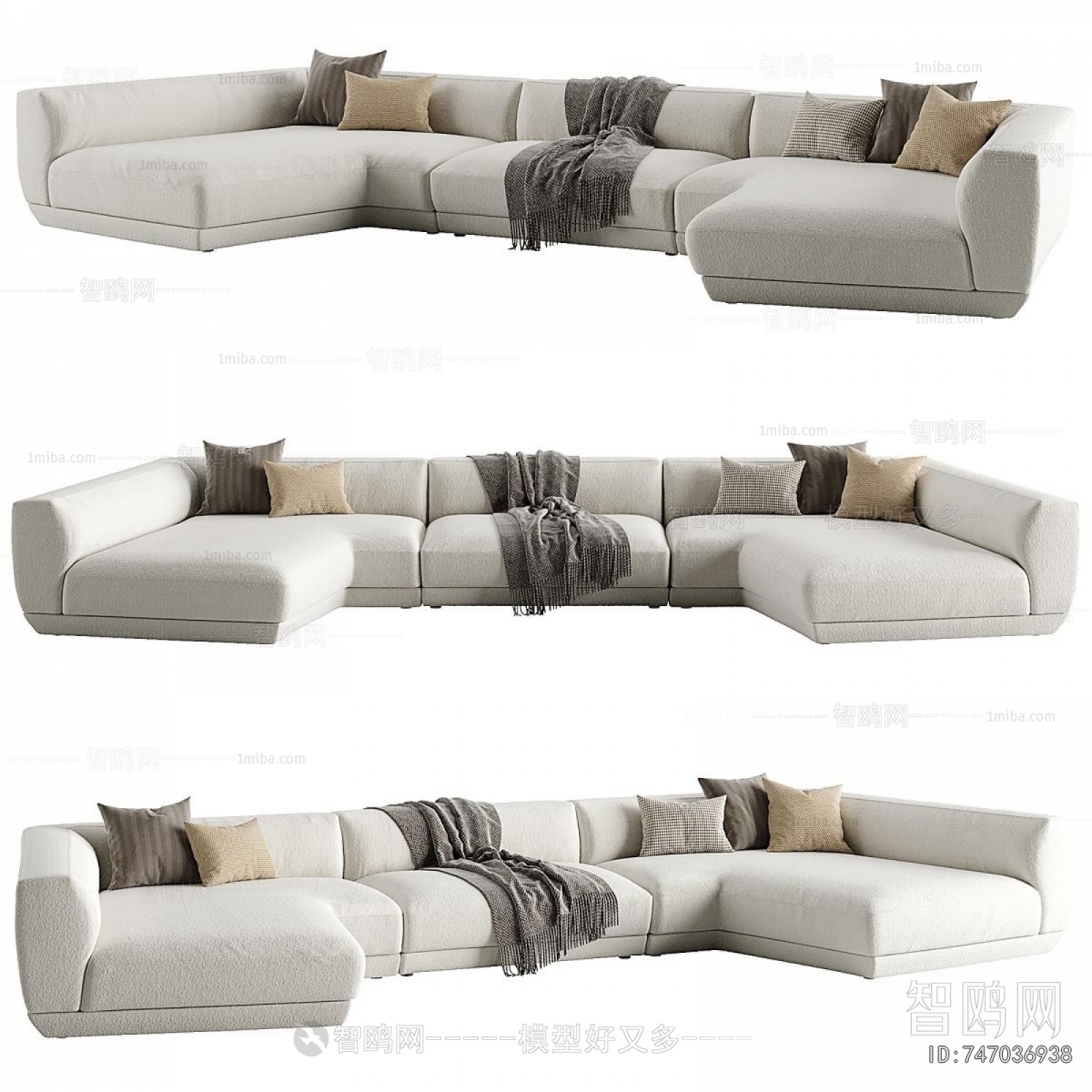 Modern Curved Sofa