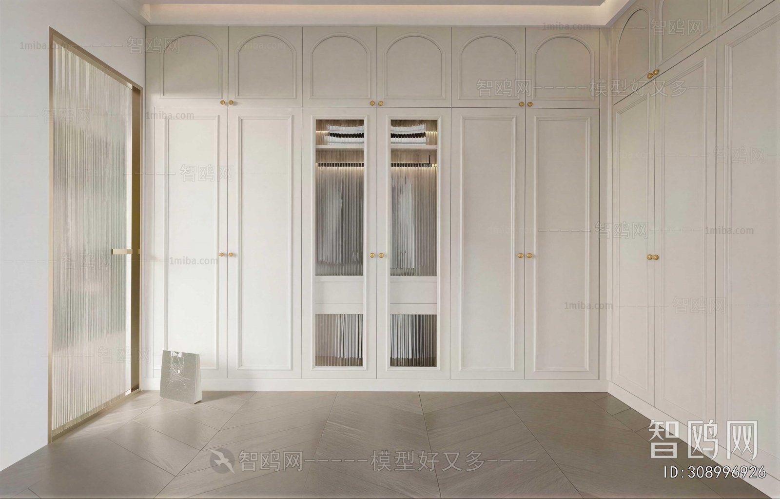 Modern Clothes Storage Area