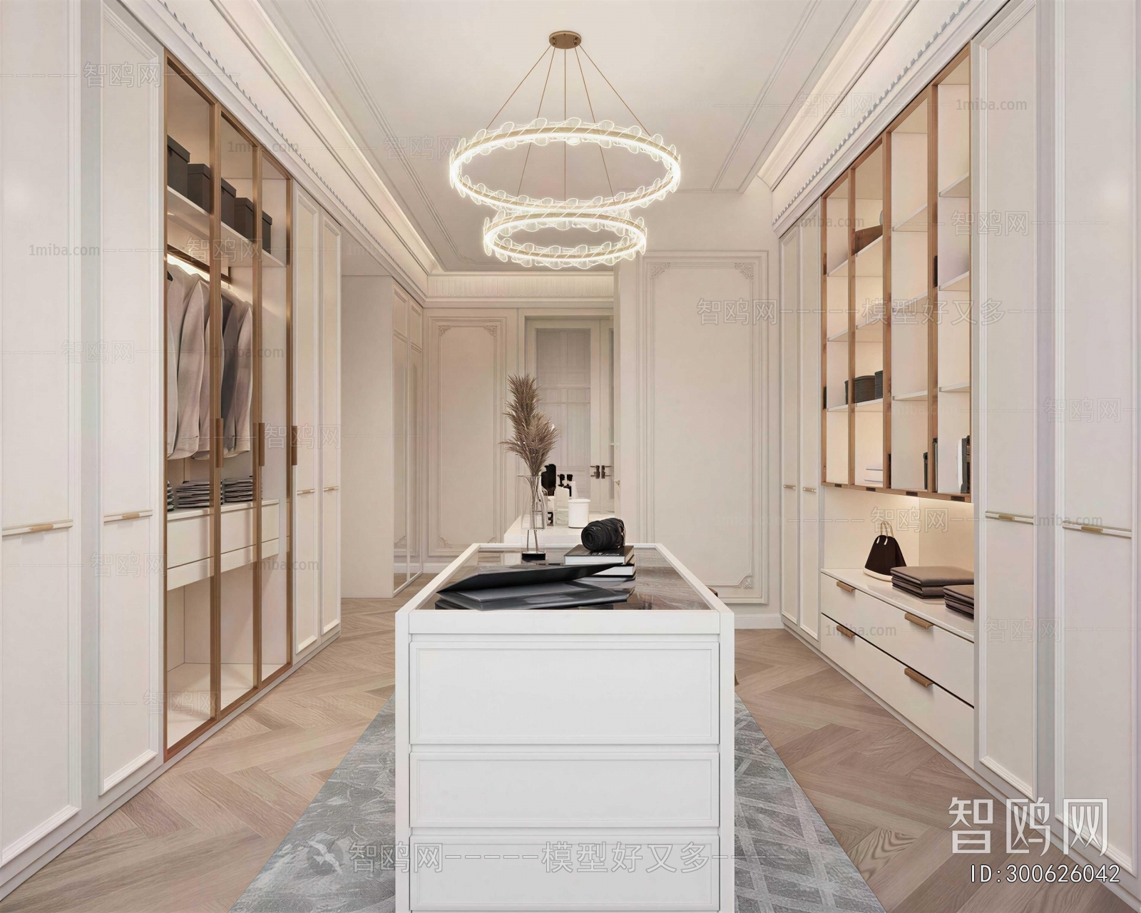 Modern Clothes Storage Area