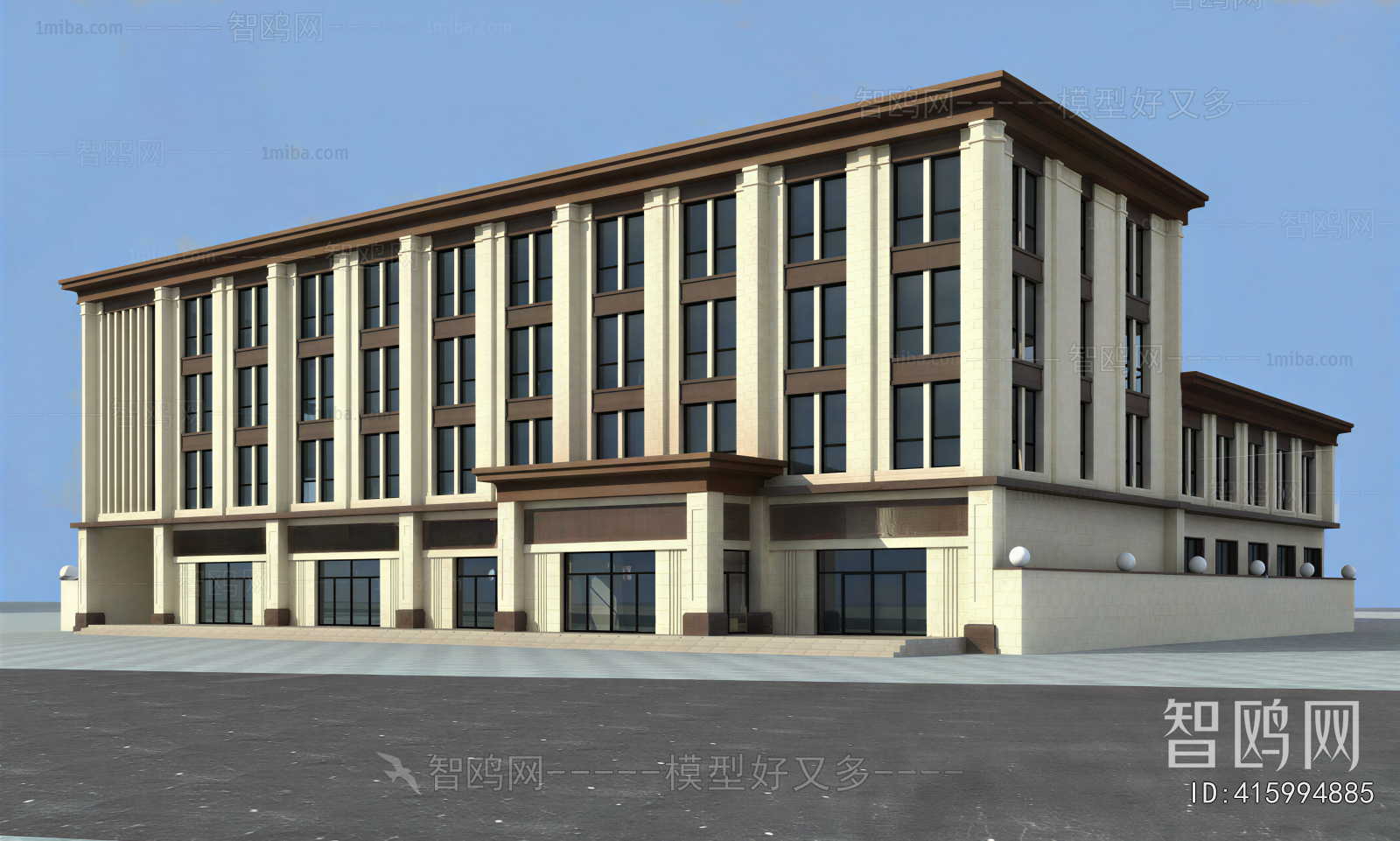 Modern Appearance Of Commercial Building