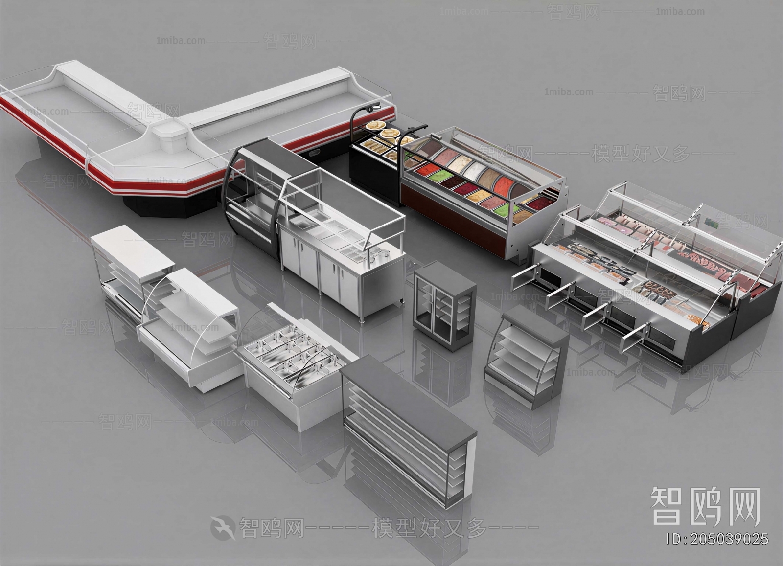 Modern Refrigerator Freezer