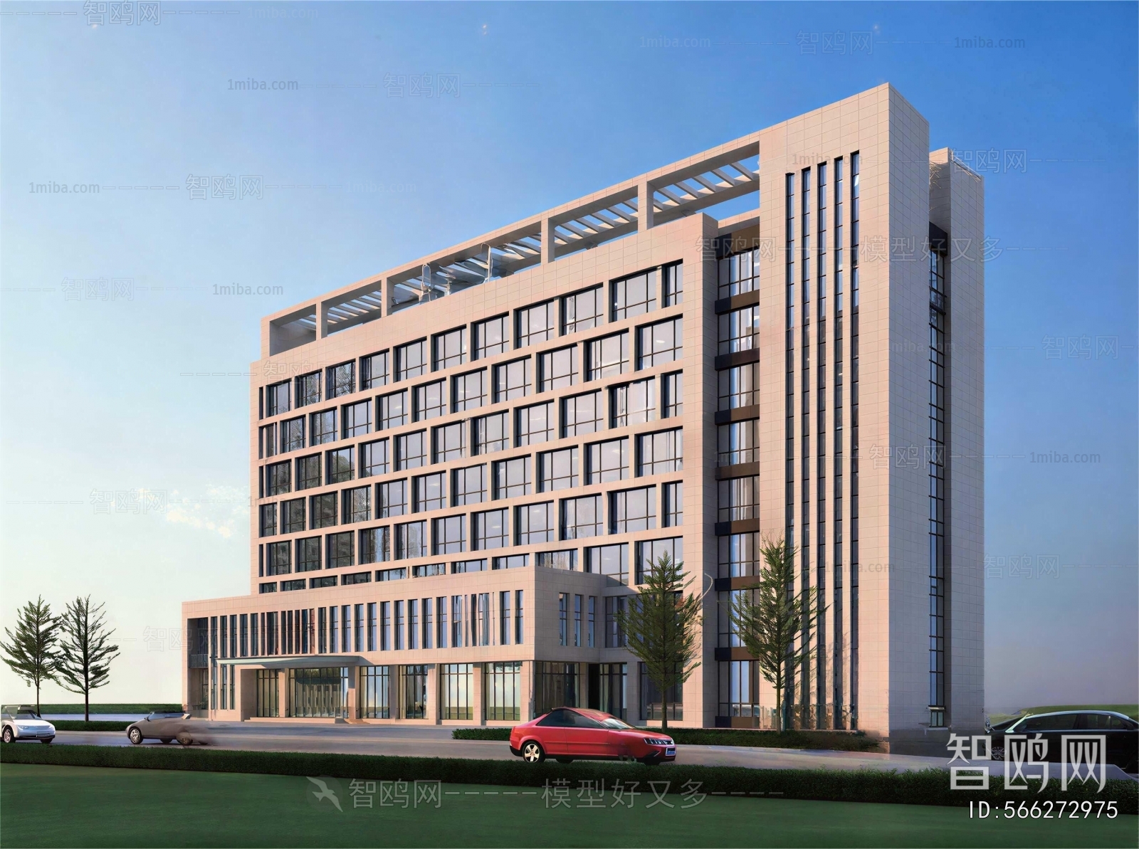 Modern Appearance Of Commercial Building