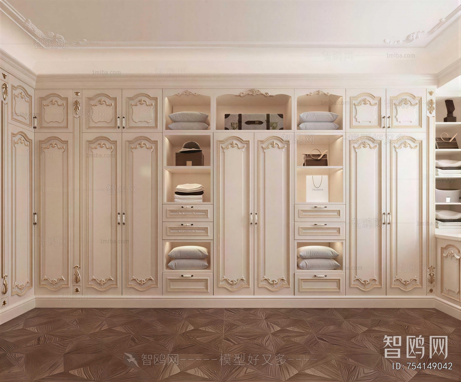 European Style Clothes Storage Area