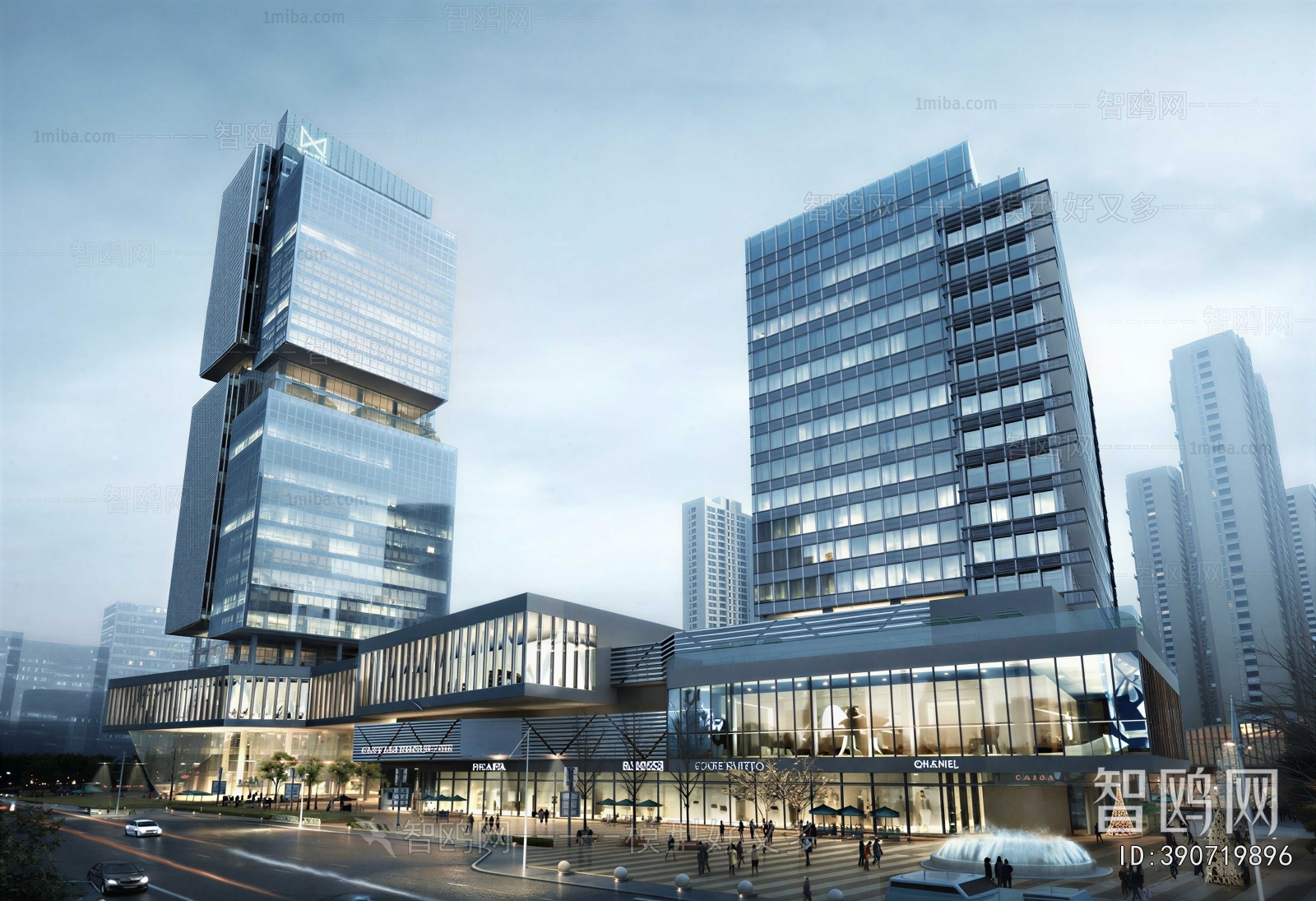 Modern Appearance Of Commercial Building