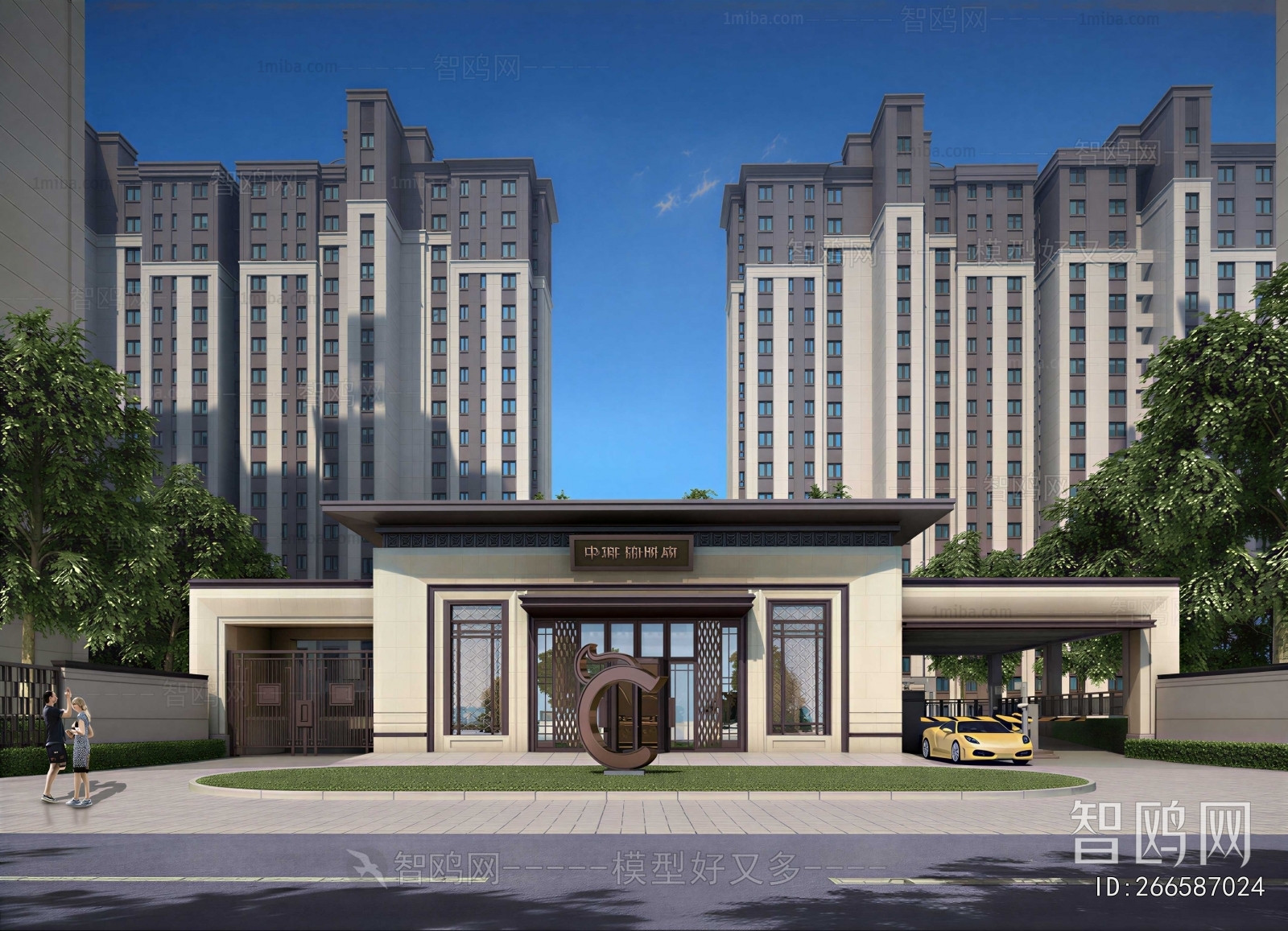 New Chinese Style Facade Element