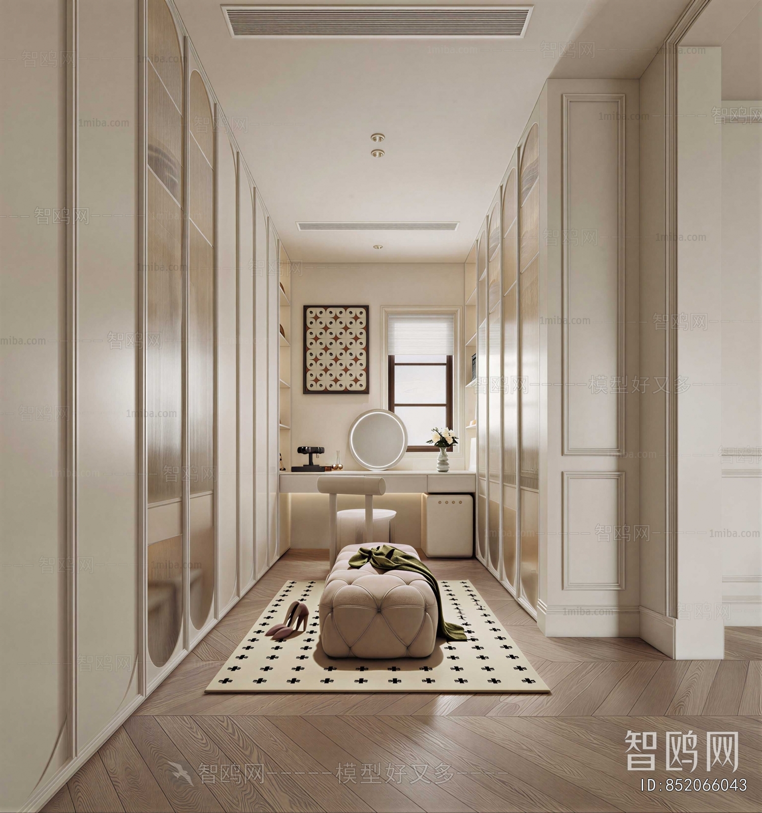 Modern Clothes Storage Area