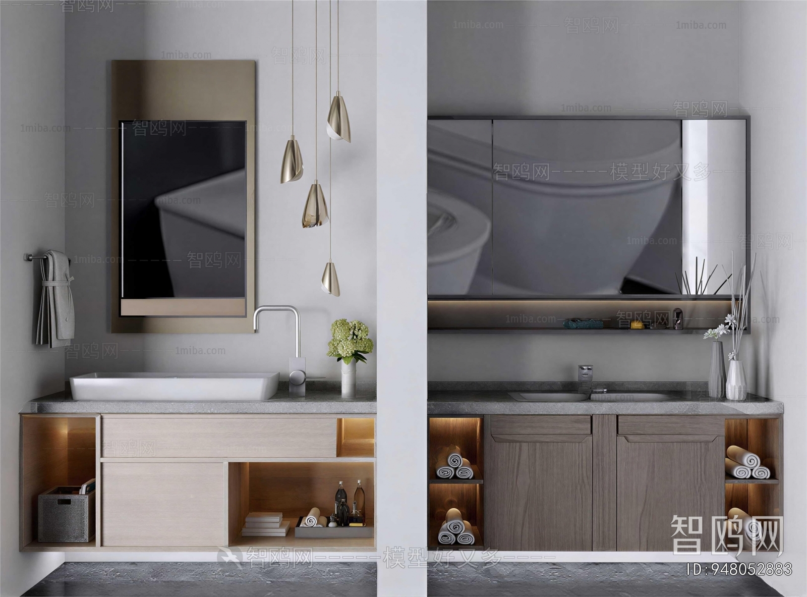 Modern Bathroom Cabinet