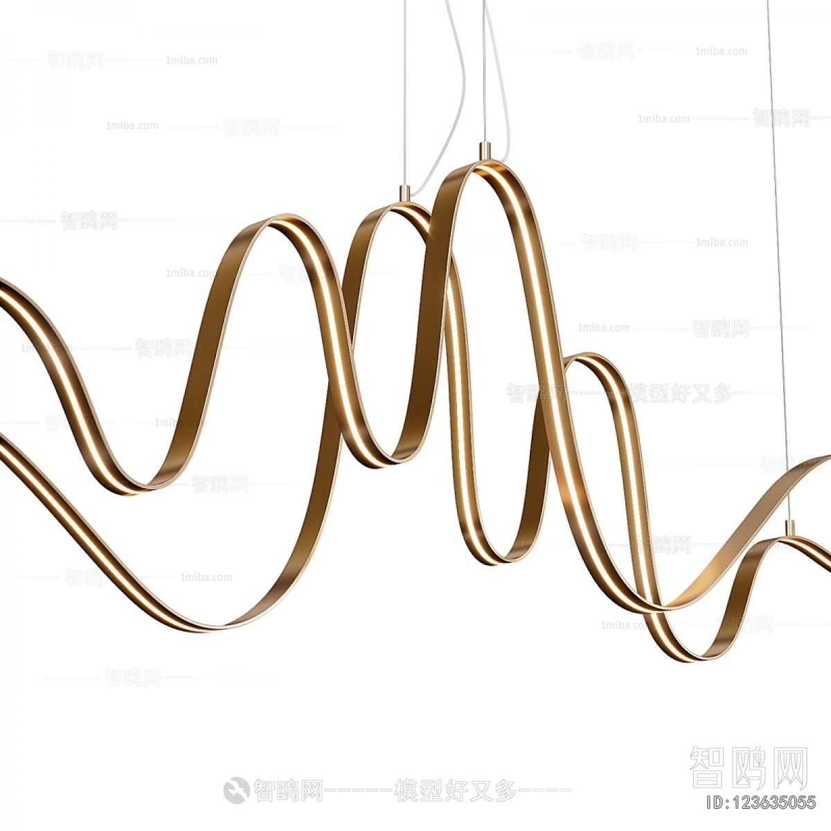 Modern Long Chandelier