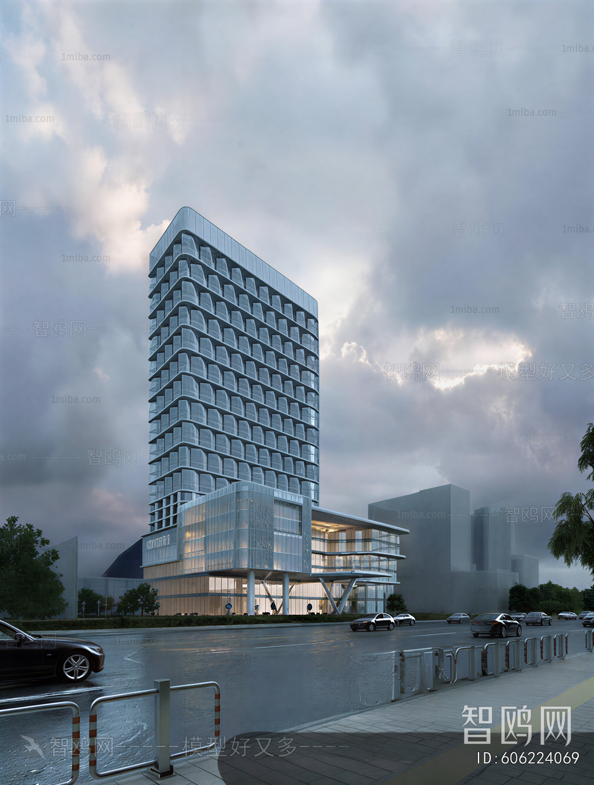 Modern Appearance Of Commercial Building